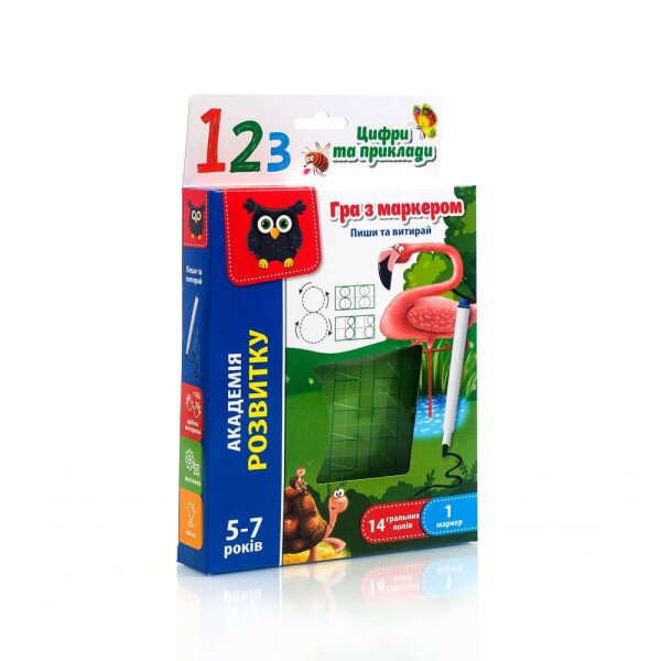 Игра настольная &quot;Цифры и примеры&quot; Vladi Toys VT5010-14 (4820195057544)
