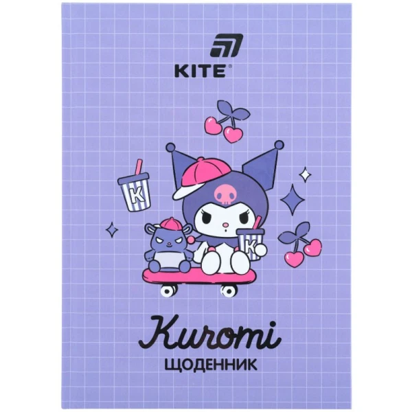 Купить Дневник школьный Kuromi Kite HK26-262-3 Разноцветный Артикул: 4063276342683 Фото №1