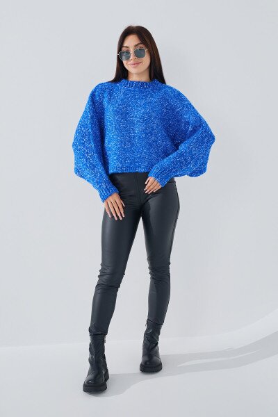 Купить Джемпер однотонный женский Femme 10100 One Size Электрик (2000990184467W) Артикул: 2000990184467 Фото №2