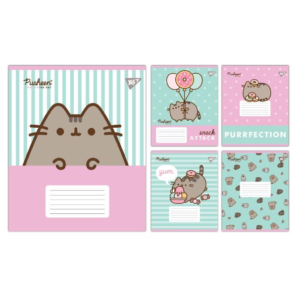 Зошит учнівський &quot;Pusheen Candy&quot; YES 767597 12 аркушів