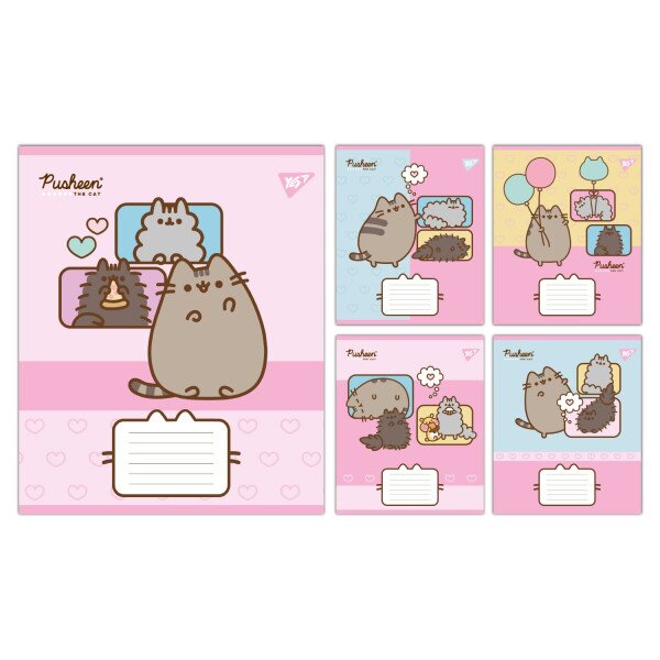 Зошит учнівський &quot;Pusheen Funny&quot; YES 767604 12 арк.