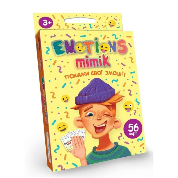 Настільна гра &quot;Emotions Mimik&quot; укр DANKO TOYS (EM-01-01U) (2000903367789)