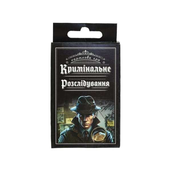 Настільна карткова гра &quot;Кримінальне розслідування&quot; Strateg 30418 36 шт.