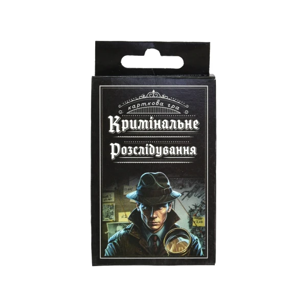 Настільна карткова гра &quot;Кримінальне розслідування&quot; Strateg 30418 36 шт.