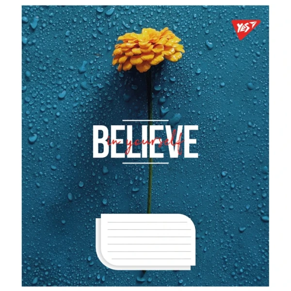 Зошит учнівський &quot;Believe in yourself&quot; YES 767104 48 арк. Різнокольоровий