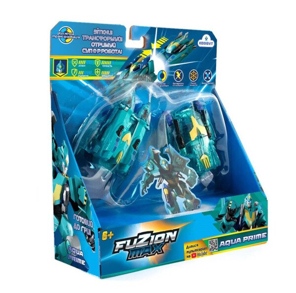 Игровой набор катеров-трансформеров FUZION MAX - АКВА ПРАЙМ 54004 (6900006615229)