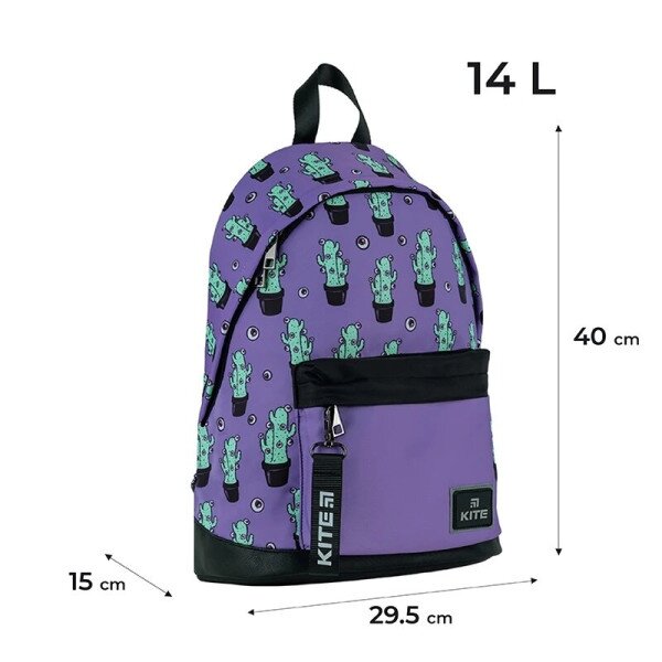 Купить Рюкзак подростковый для девочки KITE K24-910M-3 Фиолетовый (4063276123695A)(SC) Артикул: 4063276123695 Фото №2