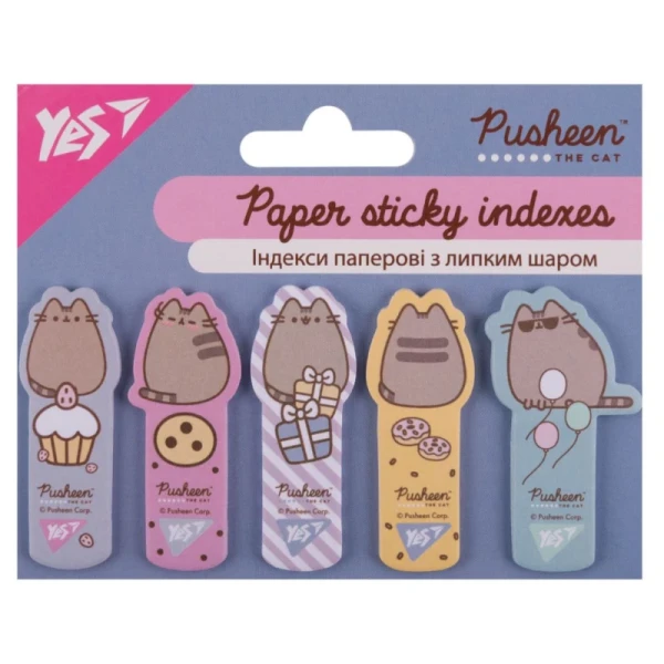Купить Индекс регистры YES Pusheen WOW 170438 Разноцветный Артикул: 5056574451279 Фото №1