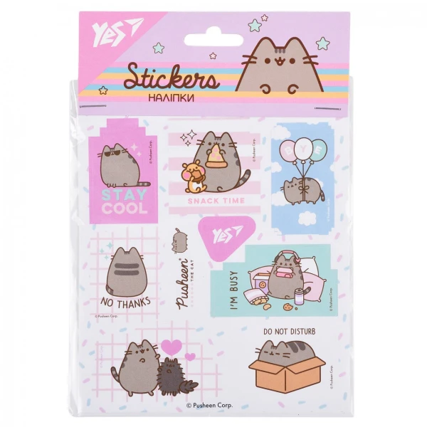Наклейки «Pusheen» YES 954924 Разноцветный