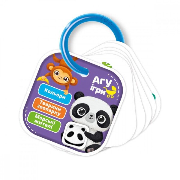 Купить Карточки на кольце VLADI TOYS VT2000-01 Цвета. Животные Артикул: 4820234762675 Фото №1