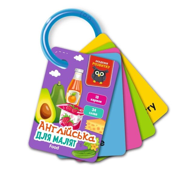 Игра развивающая Английский &quot;Еда&quot; Vladi Toys VT5000-17 (4820234764761)