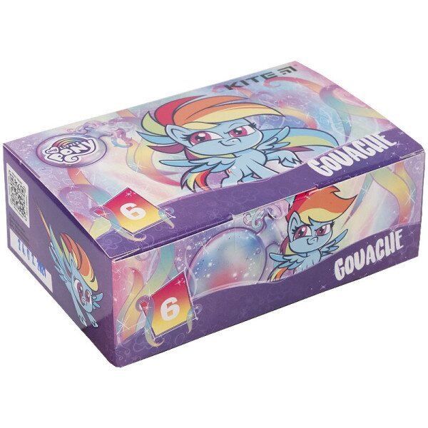 Гуаш, 6 кол. Kite My Little Pony LP21-062 Різнокольоровий (4063276043009)(SC)
