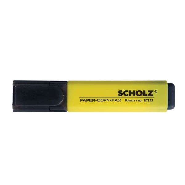 Купить Маркер текстовый SCHOLZ 210-04SCH Желтый Артикул: 8591662021035 Фото №1