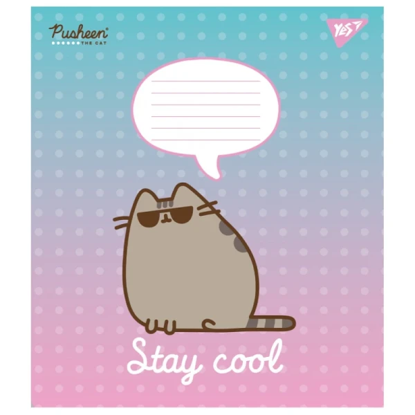 Зошит учнівський &quot;Pusheen&quot; YES 766951 12 арк. Різнокольоровий