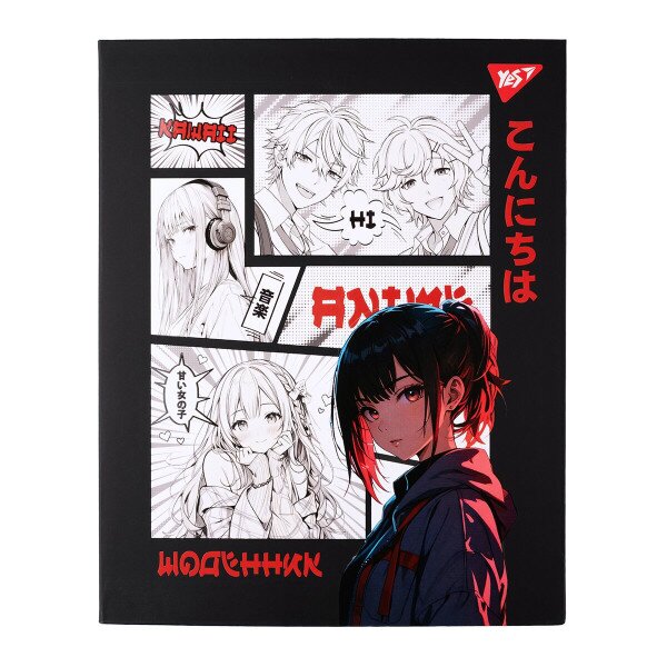 Щоденник шкільний інтегральний &quot;Anime B&amp;W&quot; YES 911577