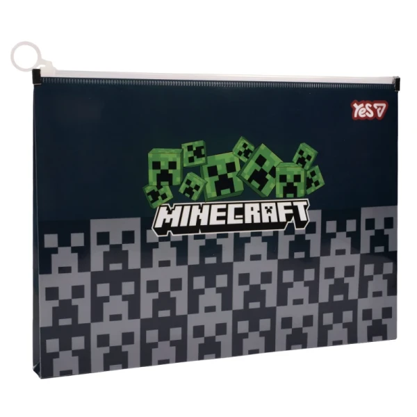 Купить Папка-конверт с бегунком "Minecraft Creepers" YES 492349 Разноцветный Артикул: 5056574464385 Фото №1