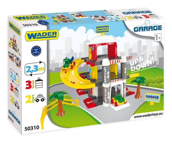 Гараж з ліфтом-3 рівні Wader 50310 Різнокольоровий (5900694503106)