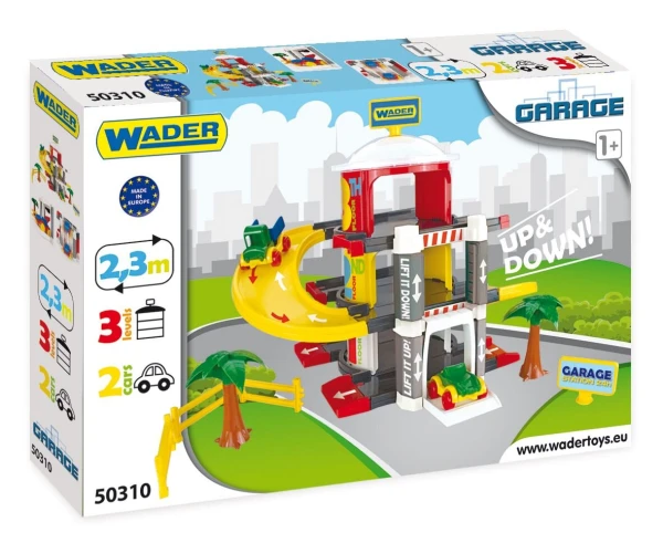 Гараж с лифтом-3 уровня Wader 50310 Разноцветный (5900694503106)