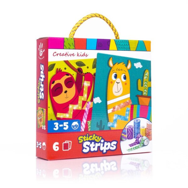 Набор для творчества VLADI TOYS Sticky strips Лама VT4433-04 (4820234761487)