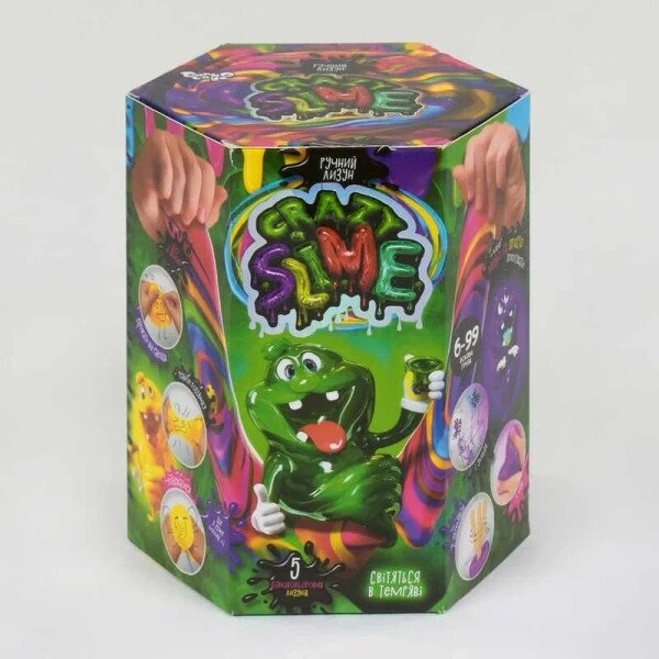 Купить Набор для проведения опытов «Crazy Slime» Danko Toys SLM-01-01UI Разноцветный Артикул: 4823102801872 Фото №1