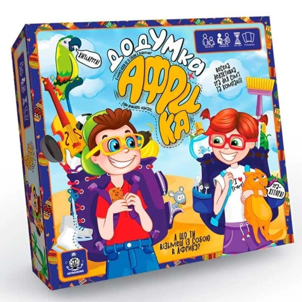 Карточная развлекательная игра &quot;ДоДУМка АФРИКА&quot; укр GDV-Afr-01U (2000902776360)