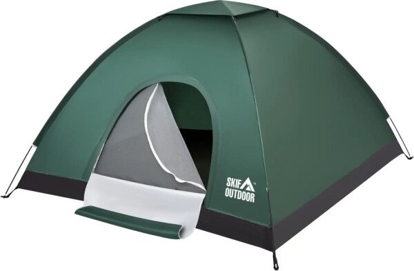 Купить Палатка трехместная туристическая Skif Outdoor Adventure I 389.00.82 Зеленый Артикул: 4820242923969 Фото №2