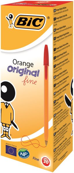 Ручка кульк. &quot;BIC&quot; Orange /1199110112/ черв. (3086121101120)(SC)