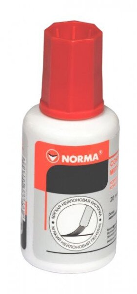 Коректор з пензликом Norma Fluid 4913 20 мл (8591662491302)(SC)