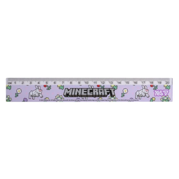 Купить Линейка Yes "Minecraft.Spring" 370693 20 см Разноцветный Артикул: 5056574463913