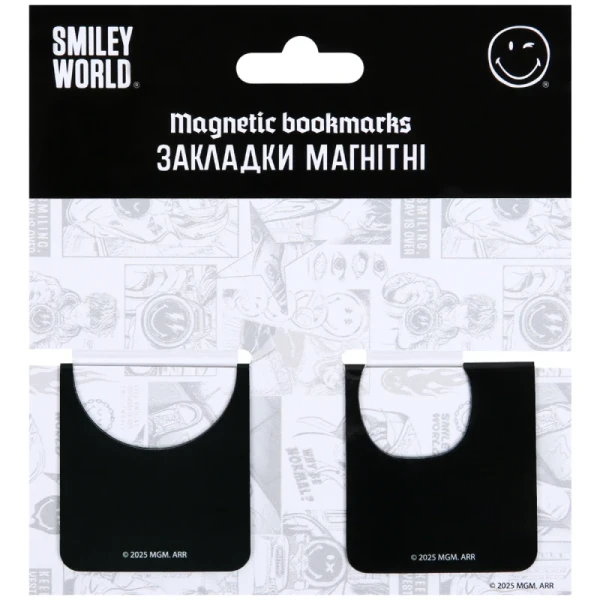 Купити Закладка-магніт "Smiley World" YES 708873 2 шт Різнокольоровий Артикул: 5056574476012 Фото №2