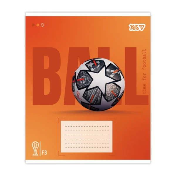 Купити Зошит учнівський "Ball" YES 768680 18 аркушів Різнокольоровий Артикул: 4823133108377 Фото №2
