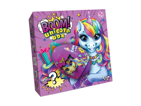 Купити Креативна творчість "Boom! Unicorn Box" BUB-01-01U Різнокольоровий Артикул: 4823102810003 Фото №1