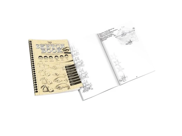 Купить Набор креативного творчества "SKETCH BOOK" SB-01-02 Разноцветный Артикул: 4820186072907 Фото №1