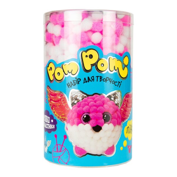 Купити Набір для творчості "Pom pom Пінкі" 32015 Різнокольоровий Артикул: 4823113801380 Фото №1