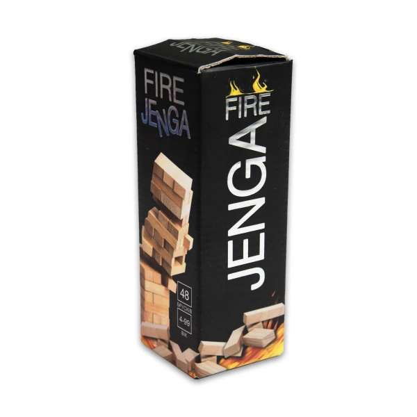 Настольная игра Strateg Fire Jenga 30848 Разноцветный