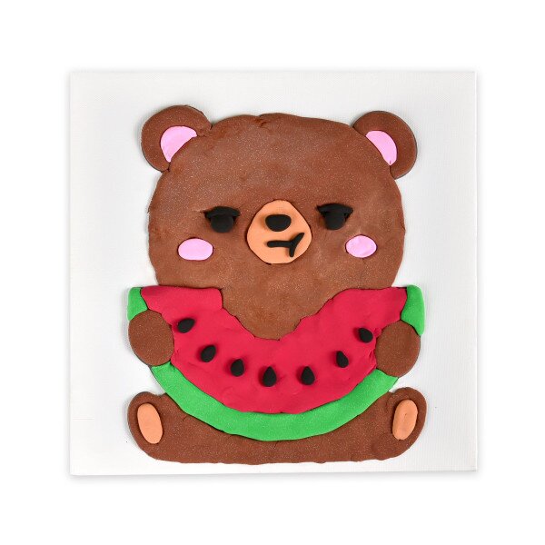 Купити Набір для творчості Ліпи та твори "Ведмідь" Strateg 31203 Різнокольоровий Артикул: 4823136501779 Фото №3