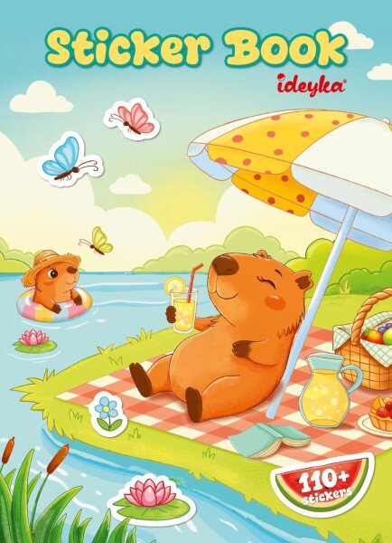 Купити Стікербук "Капібара та друзі у місті" Ideyka SB0003 Різнокольоровий Артикул: 4823104390312 Фото №1