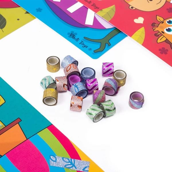 Купить Набор для творчества "Sticky strips. Лама" Vladi Toys VT4433-04 Артикул: 4820234761487 Фото №3