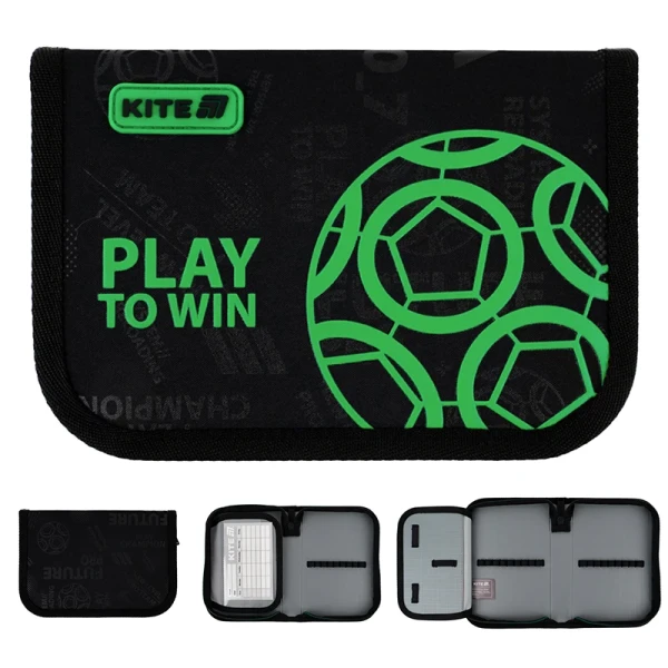 Пенал без наполнения Play&amp;Win Kite K25-621-2 Разноцветный