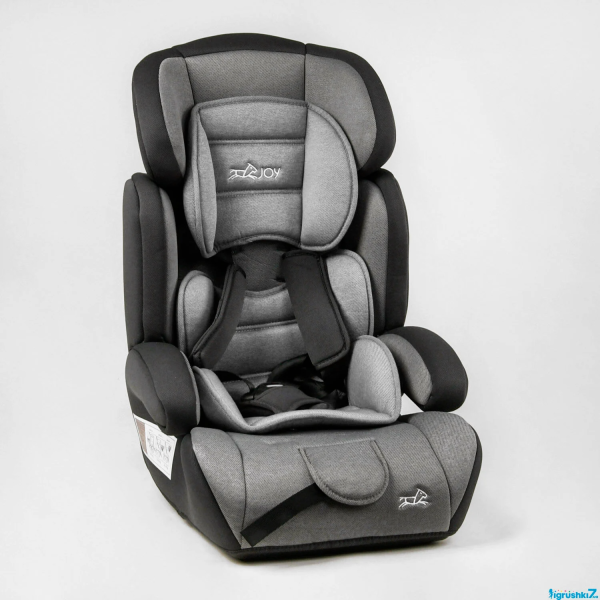 Автокрісло універсальне дитяче з бустером JOY 55890 9-36 Сірий
