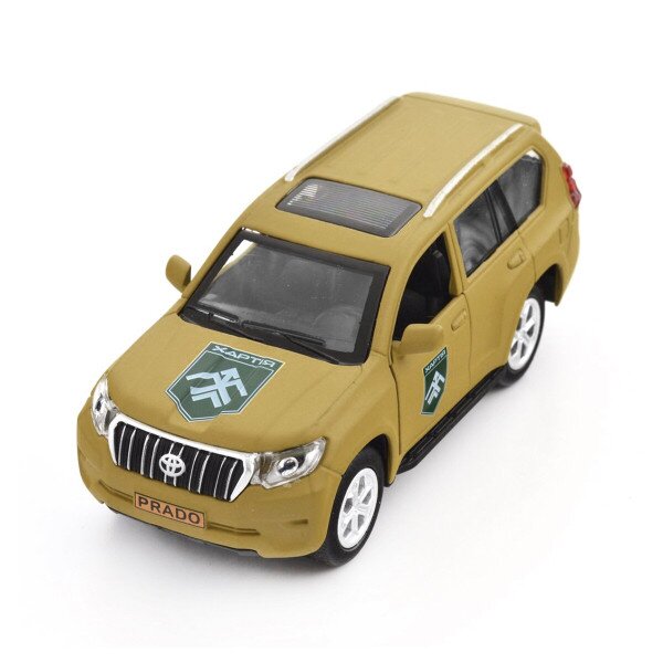 Автомодель &quot;Шевроны Героев&quot; Toyota Prado &quot;Хартия&quot; TechnoDrive KM6188 Хаки (6974465201880)
