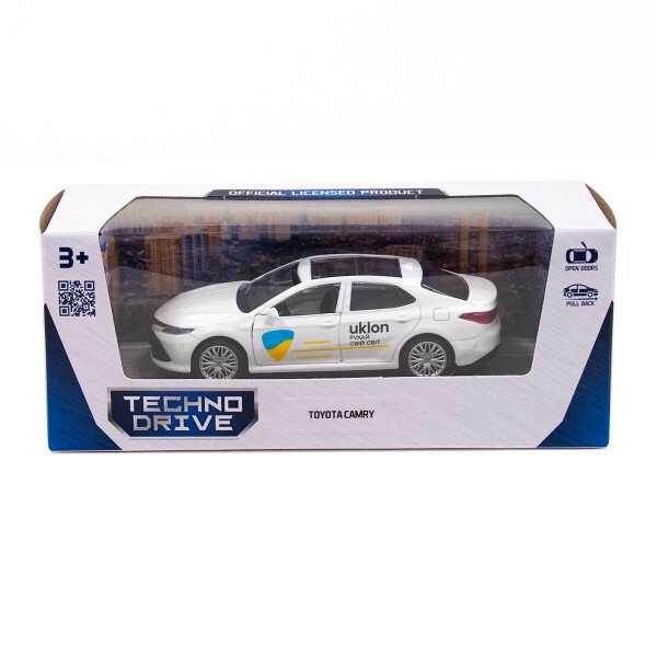 Купить Автомодель Toyota Camry Uklon TechnoDrive 250291 Белый (6900007324083) Артикул: 6900007324083 Фото №3