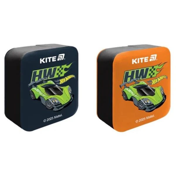 Точилка для олівця з контейнером Hot Wheels Kite HW25-116 Різнокольоровий
