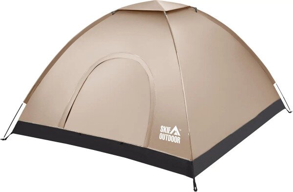Купить Палатка трехместная туристическая Skif Outdoor Adventure I 389.04.96 Бежевый Артикул: 4820298370281 Фото №1