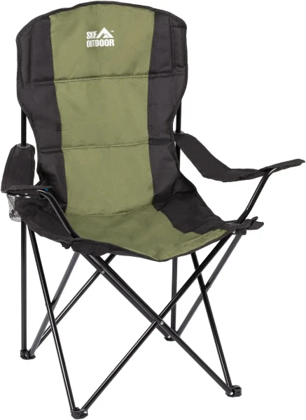 Купить Стул раскладной Skif Outdoor Soft Base 389.00.96 Черно-оливковый Артикул: 4820242922726 Фото №1