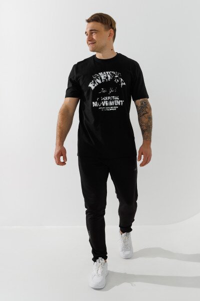 Спортивные штаны зауженные мужские CLUB ju CJU6034-6103 S Черный