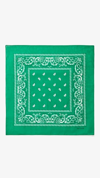 Купить Бандана унисекс 47281 One Size Зеленый Артикул: 2000999422782 Фото №2