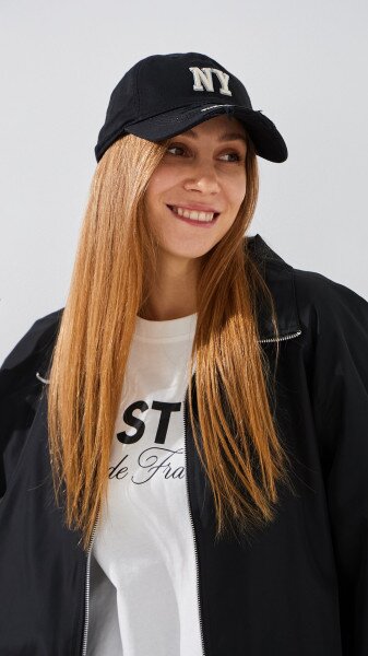Купить Бейсболка женская 38864-1 One Size Черный Артикул: 2000999428470 Фото №1