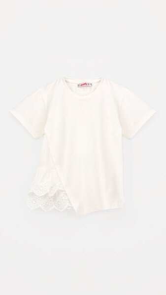 Блуза трикотажная для девочки Aura Style 864 116 см Молочный