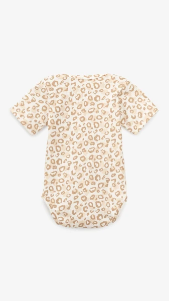 Купить Боди-лодочка для малышей Baby Life P-929-1 56 см Леопардовый Артикул: 2000999465994 Фото №4